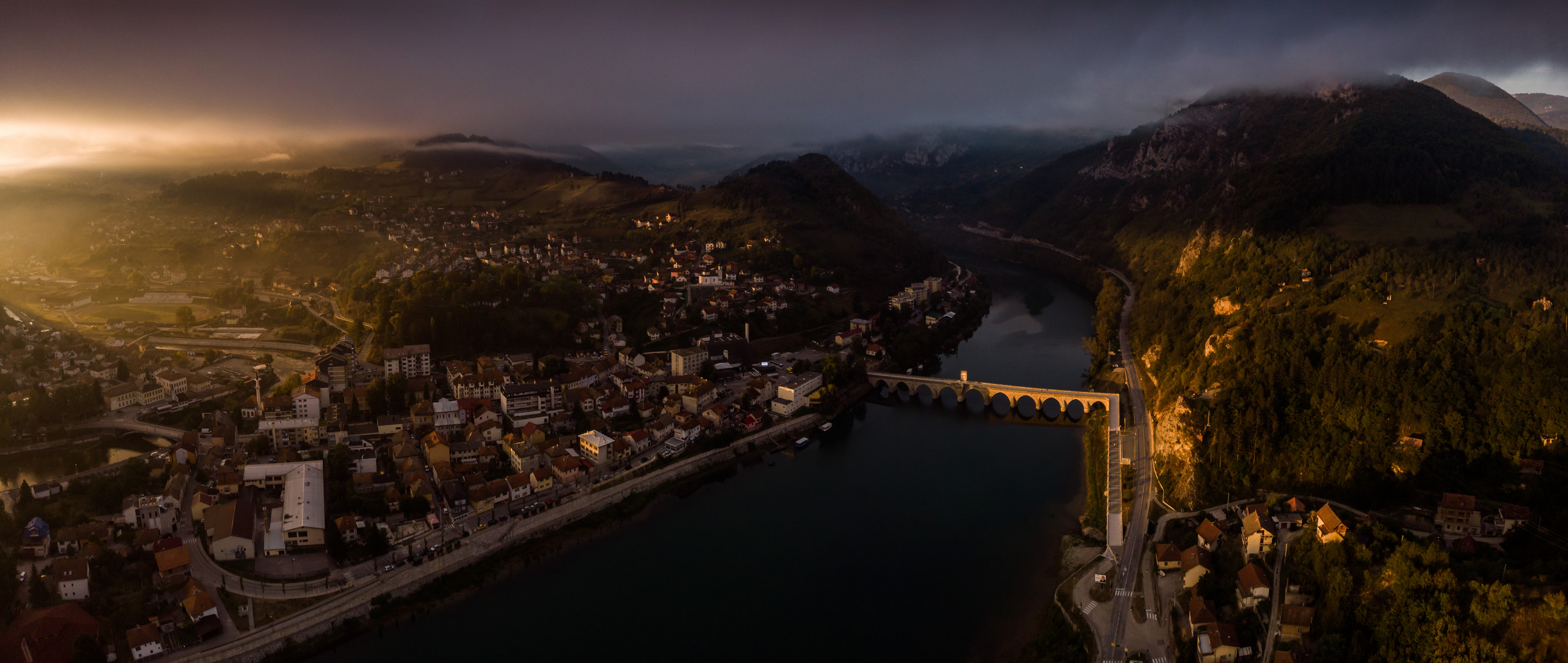 Die Brücke über die Drina