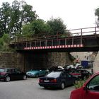 Die Brücke über die Grieperstraße....