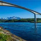 Die Brücke  vom Saltstraumen in Norwegen