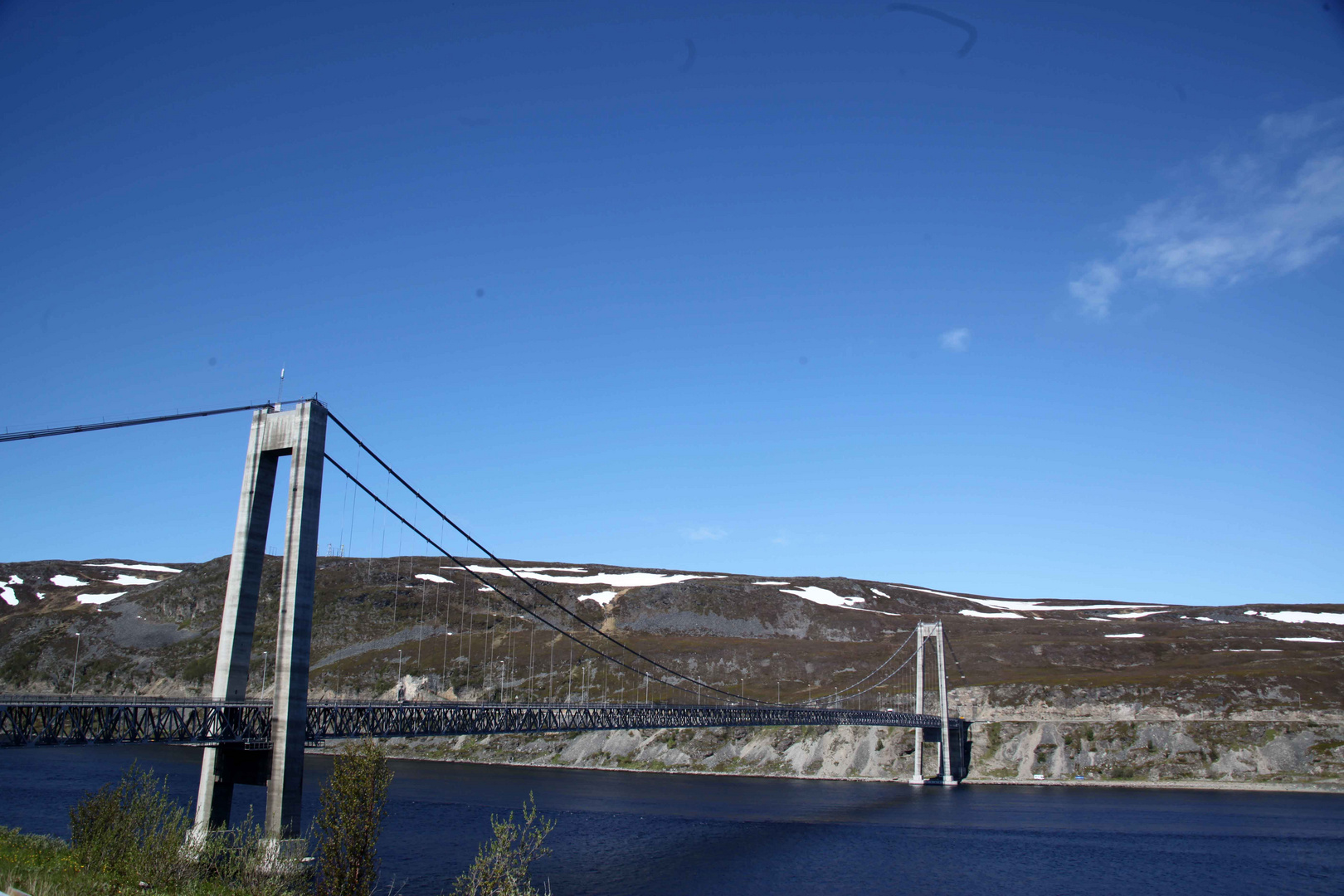 Die Brücke von Klavsund  Norwegen