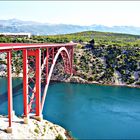 Die Brücke von Maslenica in Kroatien