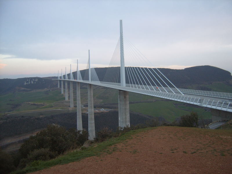 Die Brücke von Millau in Frankreich