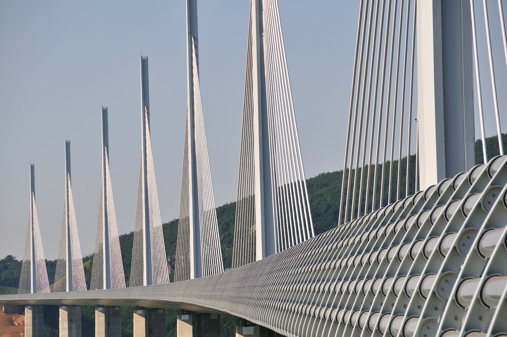 Die Brücke von Millau/Frankreich