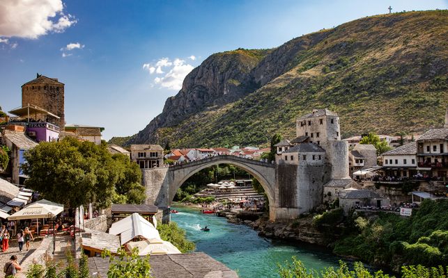 Die Brücke von Mostar
