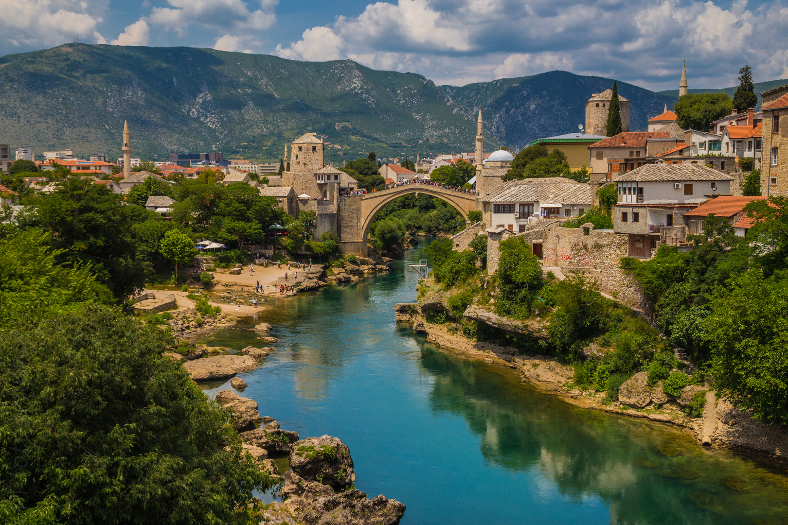 Die Brücke von Mostar