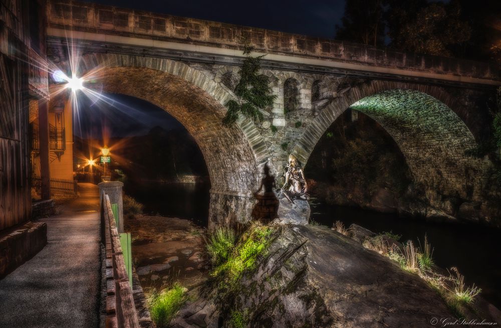 Die Brücke zu Murau...auf dem Weg zur Brauerei