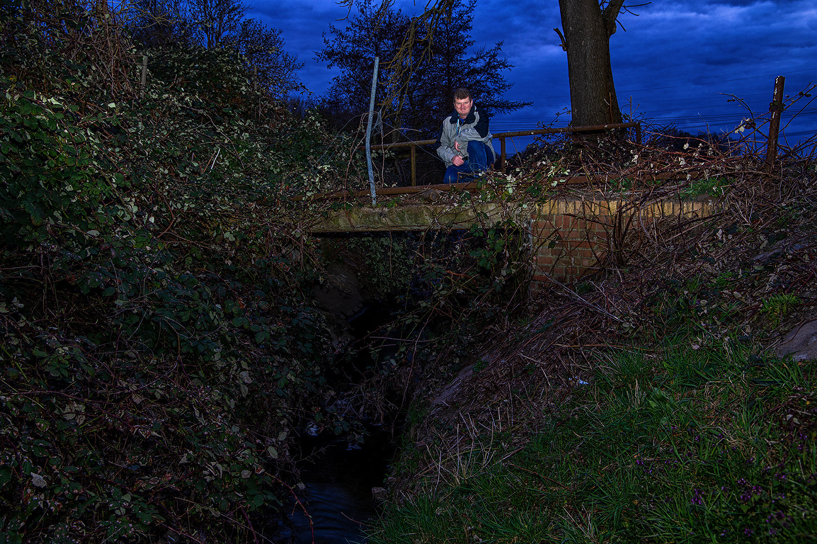 Die Brücke zum Acker...