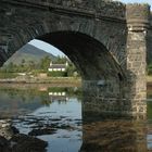 Die Brücke zum Eilean Donan Castle.