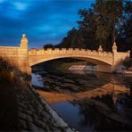 Die Brücke zum Park...