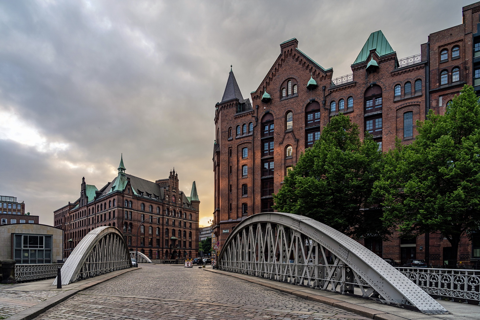 Die Brücke zur Speicherstadt