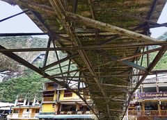 Die Brücken in Aguas Calientes