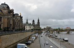 Die Brühlsche Terrasse in Dresden