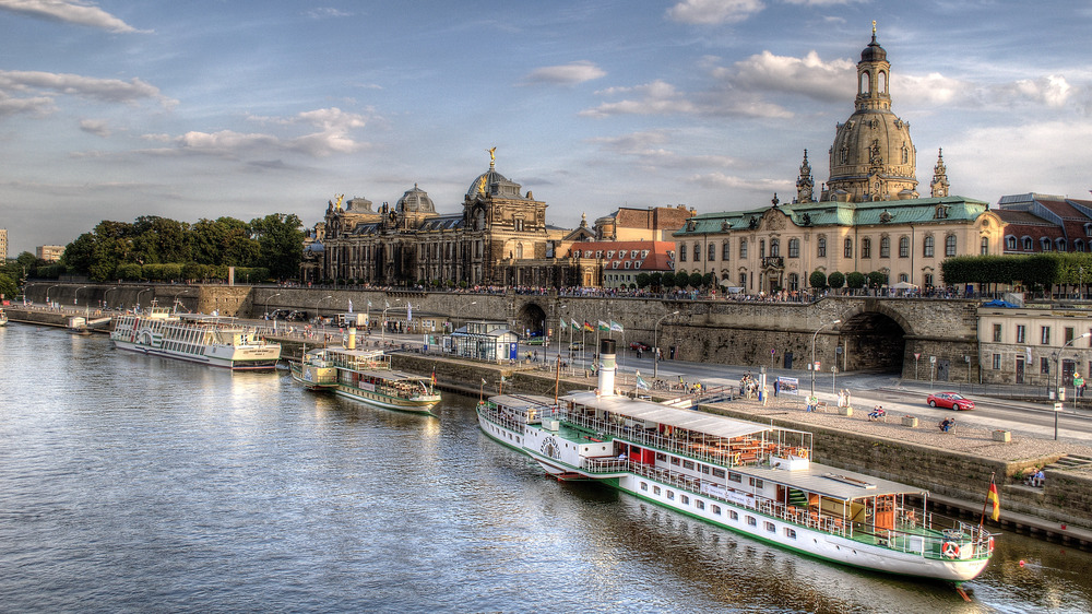 Die Brühlsche Terrasse in Dresden