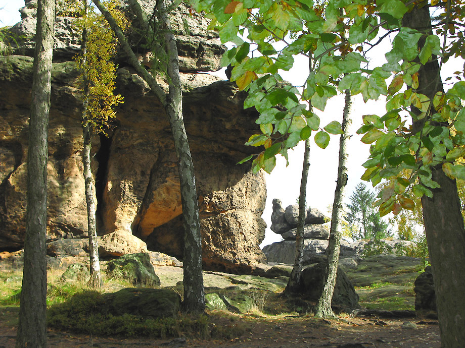 Die "Brütende Henne" im Herbst