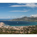 Die Bucht von Calvi Korsika