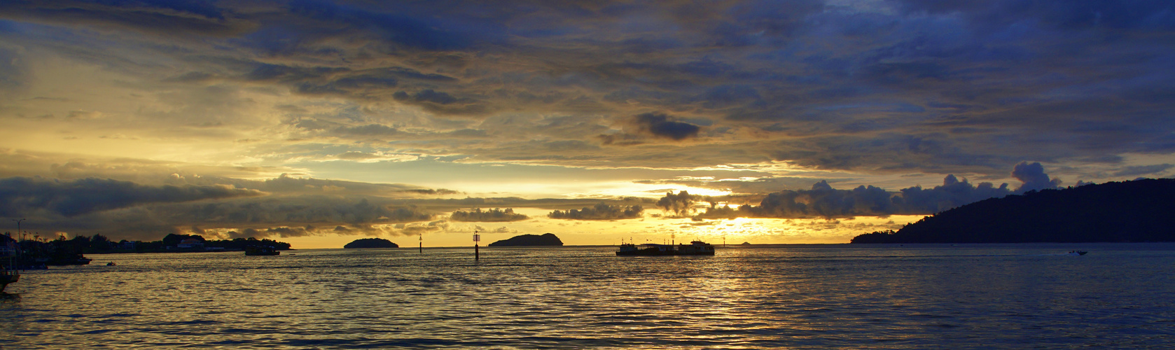 die Bucht von Kota Kinabalu