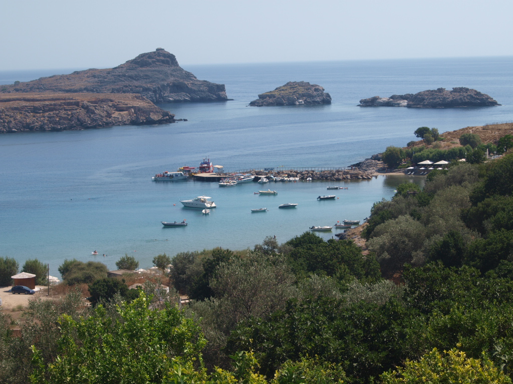 Die Bucht von Lindos