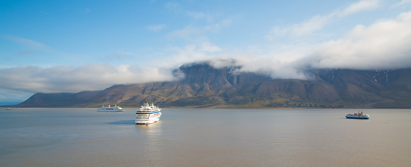 Die Bucht von Longyearbyen