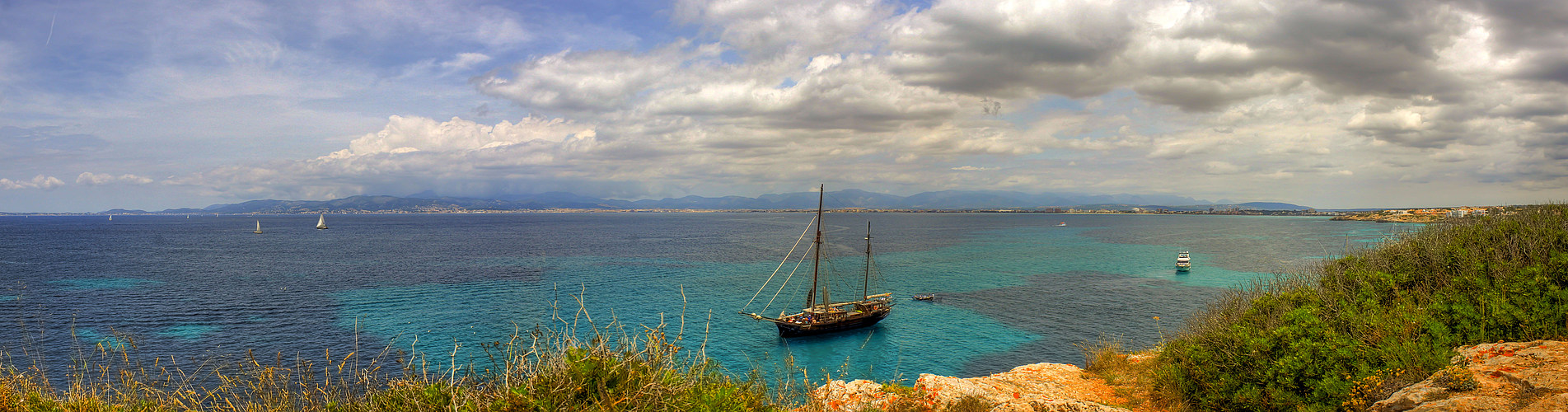 Die Bucht von Palma ( de Mallorca )