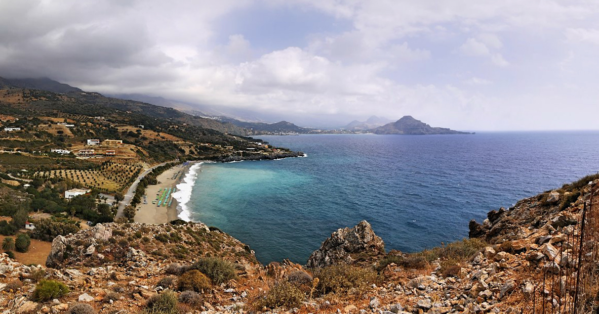 die Bucht von Souda bei Plakias