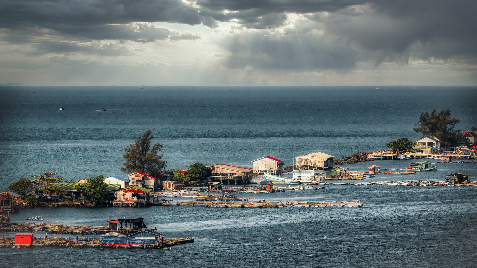 Die Bucht vor Sihanoukville, Kambotscha (II)