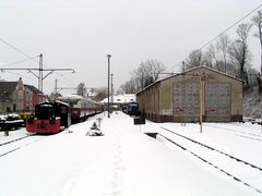 Die Buckower Kleinbahn im Winterschlaf