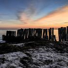 Die Buhne an der Ostsee