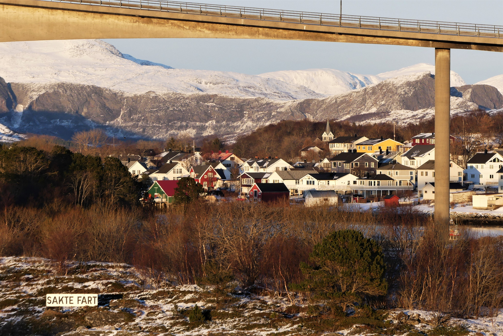 Die bunte Ortschaft in Norwegen...