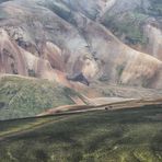 die bunten Berge von Landmannalaugar