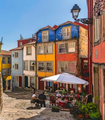 Die bunten Gassen von Porto