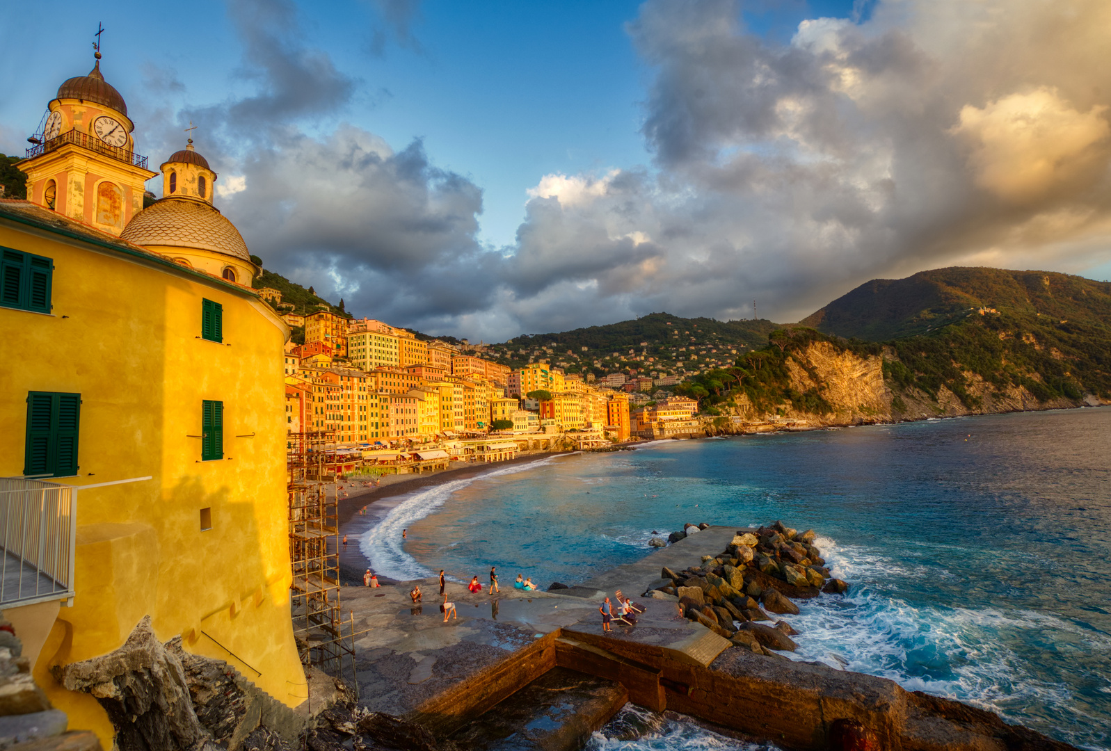 Die bunten Häuser von Camogli