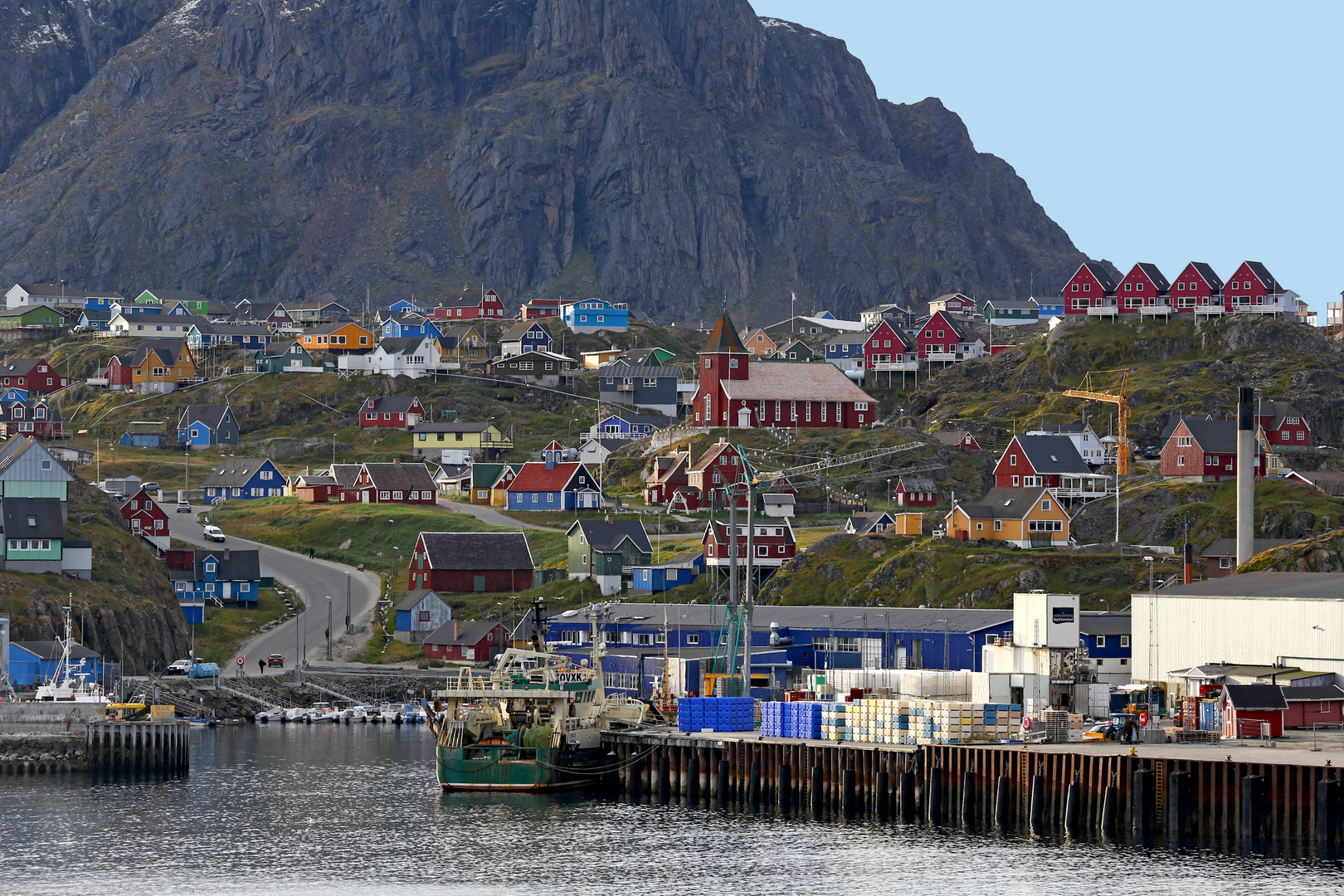 Die bunten Häuser von Sisimiut