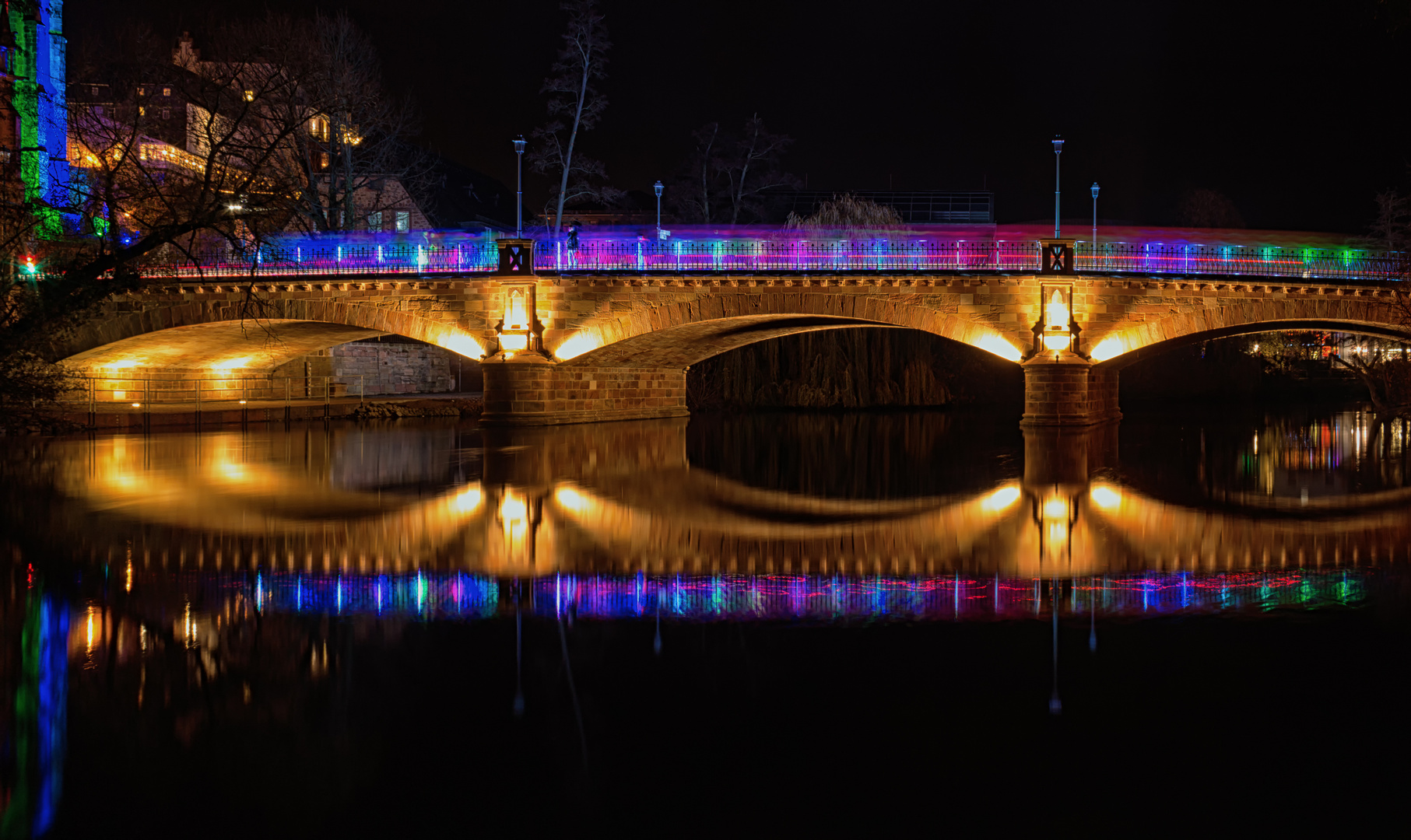 Die bunten Lichter der Stadt