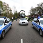 Die Buran in Speyer unter Polizeischutz