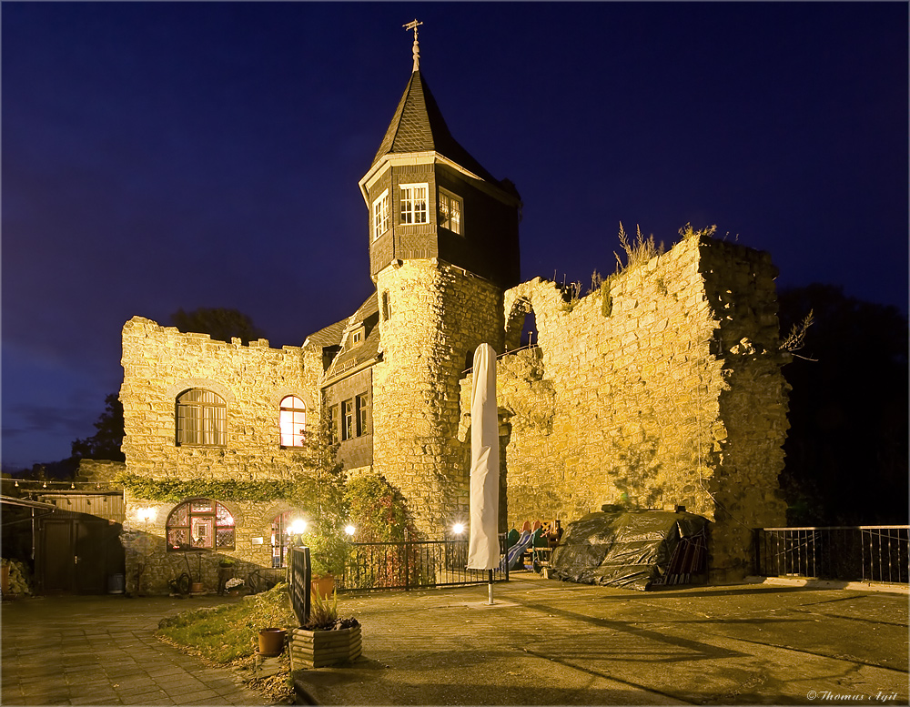 Die Burg Altrathen etwas später