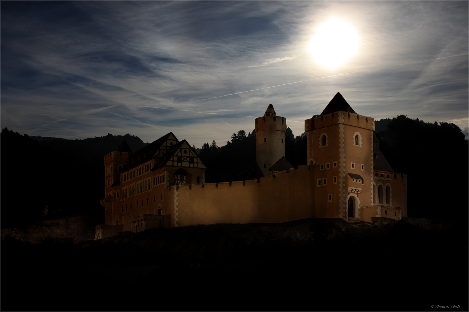 Die Burg Anhalt...