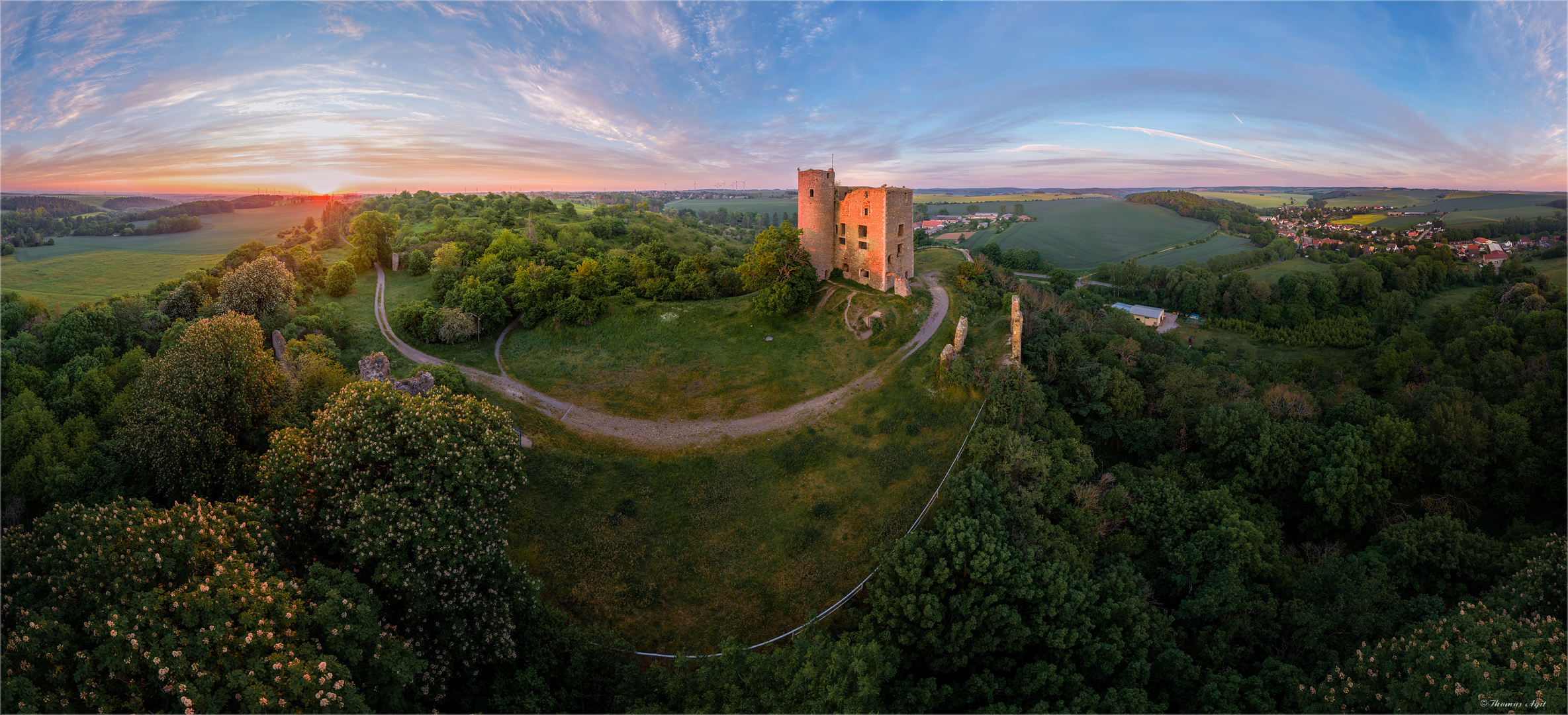 Die Burg Arnstein...