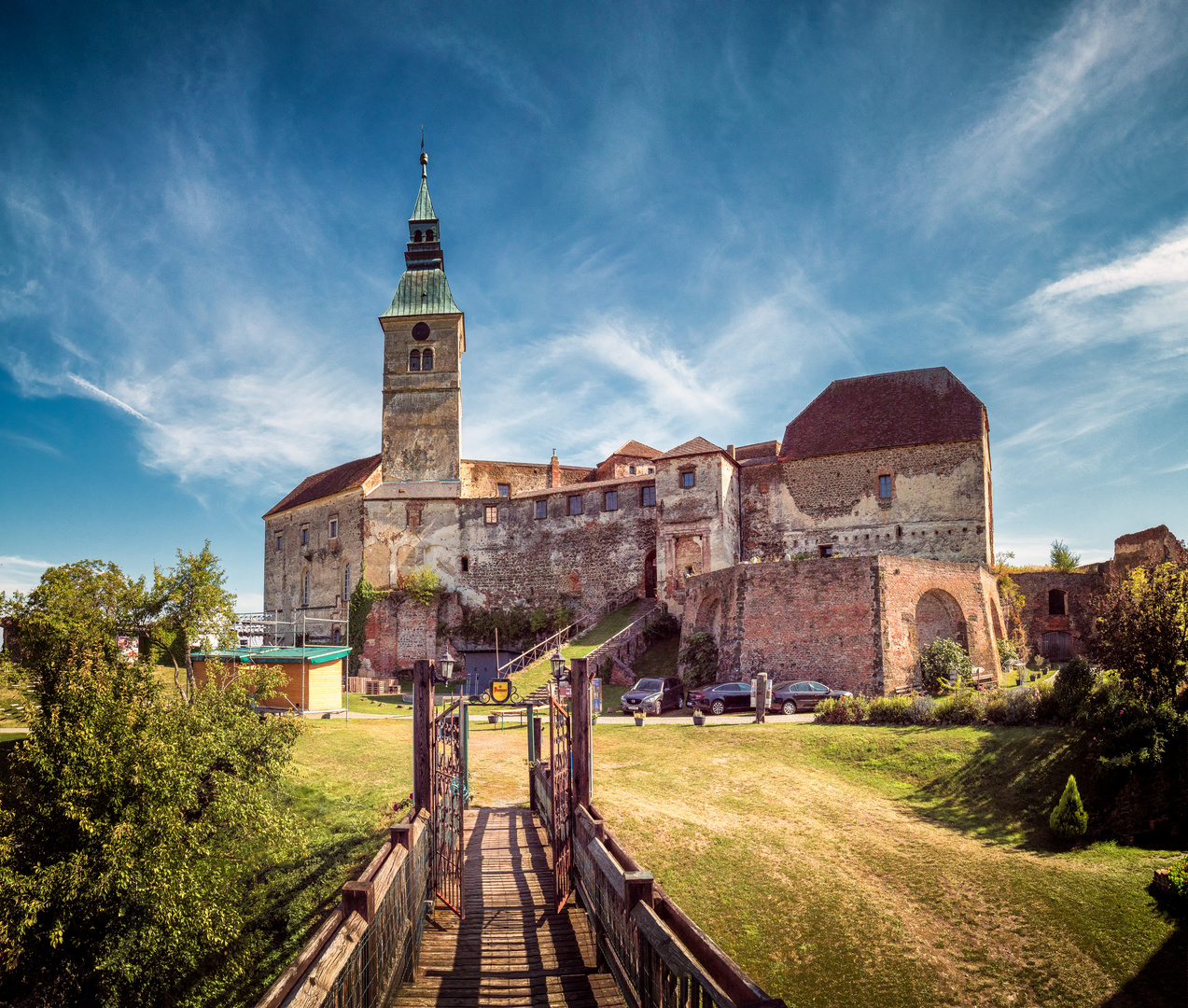 Die Burg Güssing im Burgenland