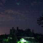 Die Burg Hanstein in der letzten Neumondnacht