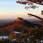 Die Burg im Abendlicht