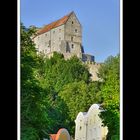 Die Burg im Abendlicht