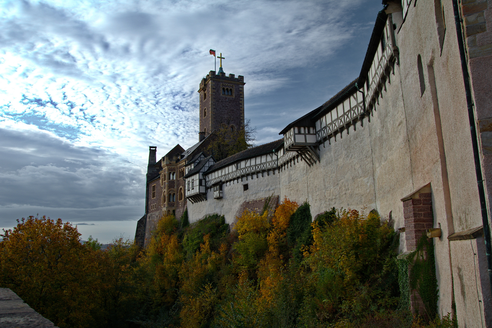 Die Burg im Herbst