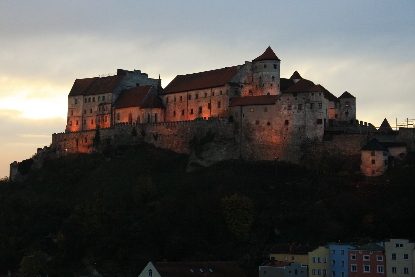 Die Burg in Burghausen