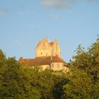 Die Burg in der Abendsonne