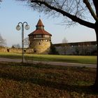 die Burg in Esslingen im Herbst