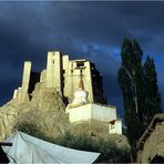 Die Burg in Leh nach dem Gewitter