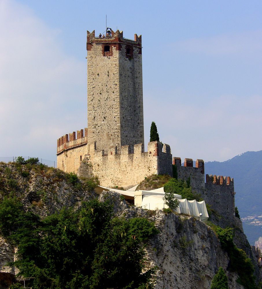 ...die Burg in Malcesine