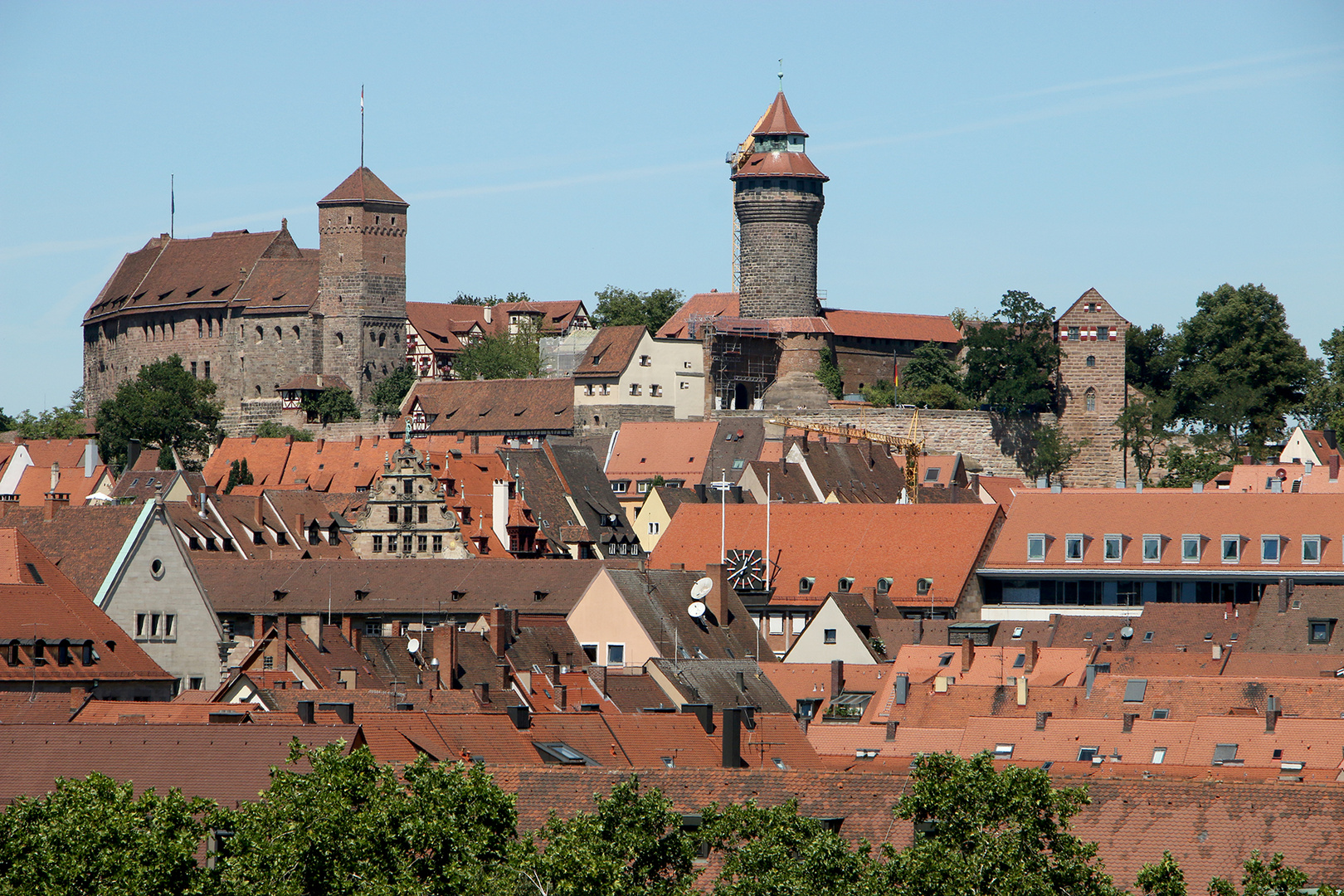 Die Burg in Nürnberg