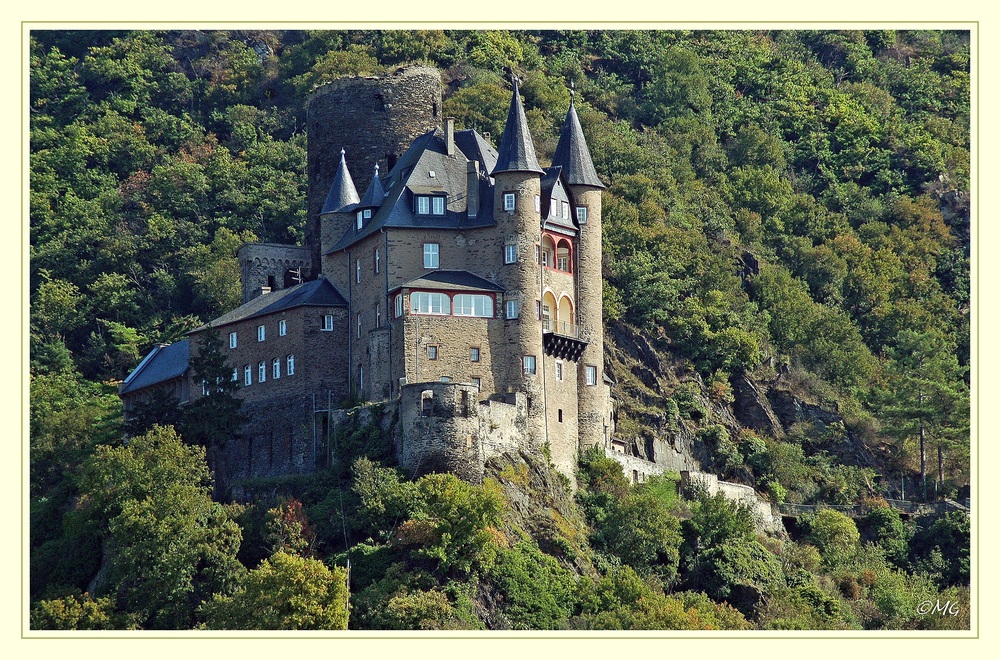 Die Burg Katz am Mittelrhein Rheinland/Pfalz