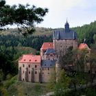 Die Burg Kriebstein...